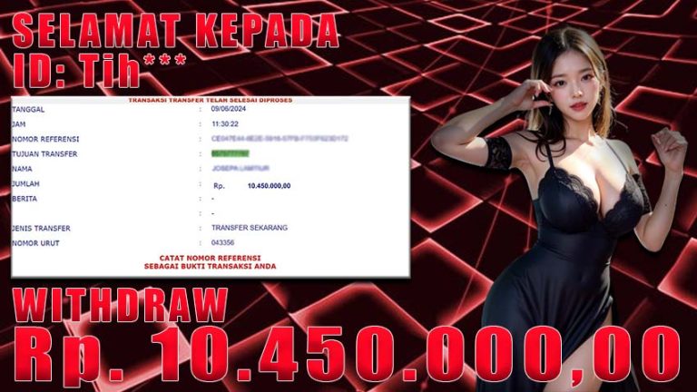 Bukti Withdraw WARUNGBETTING 09 juni 2024