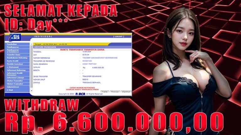 Bukti Withdraw WARUNGBETTING 12 juni 2024