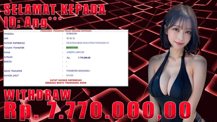 Bukti Withdraw WARUNGBETTING 15 juni 2024