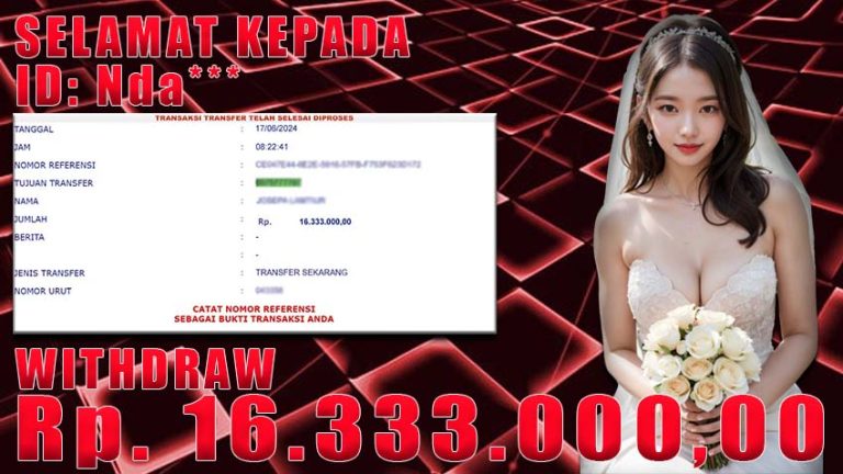 Bukti Withdraw WARUNGBETTING 17 juni 2024