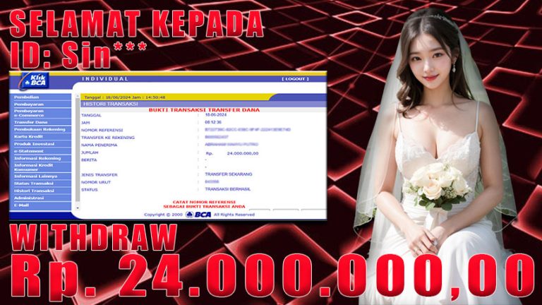 Bukti Withdraw WARUNGBETTING 18 juni 2024
