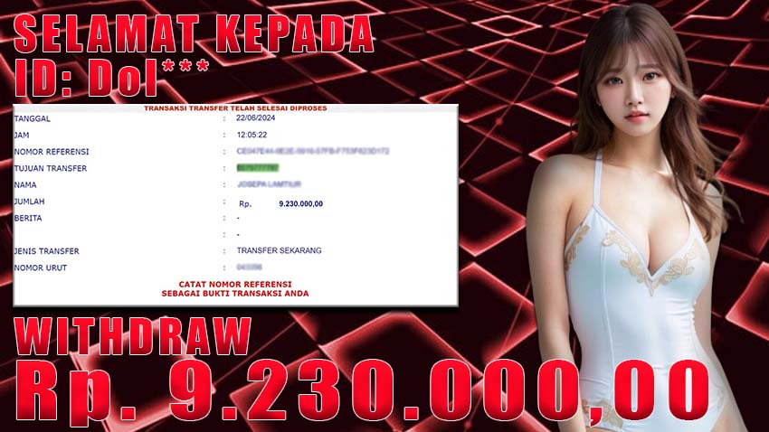 Bukti Withdraw WARUNGBETTING 22 juni 2024