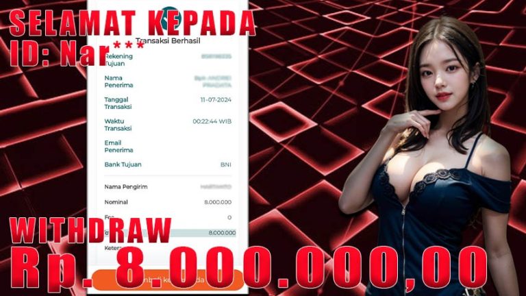 Bukti Withdraw WARUNGBETTING 11 juli 2024