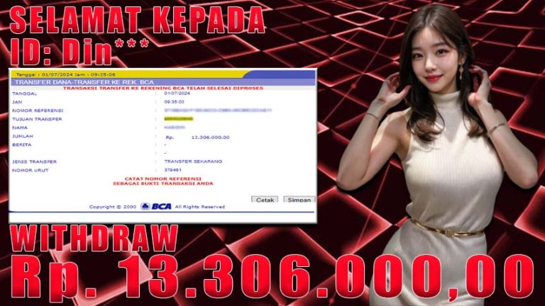 Bukti Withdraw WARUNGBETTING 01 juli 2024