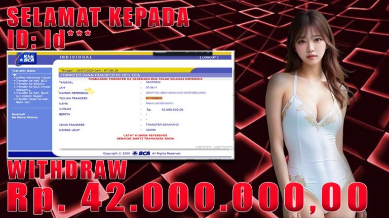 Bukti Withdraw WARUNGBETTING 16 juli 2024