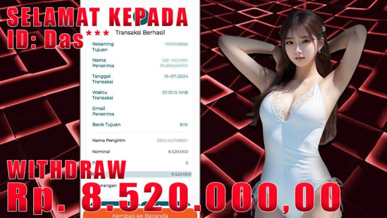 Bukti Withdraw WARUNGBETTING 19 juli 2024