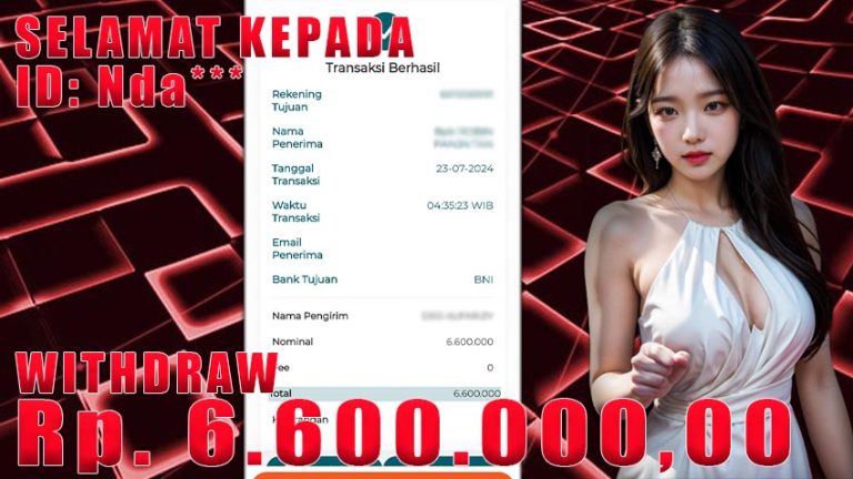 Bukti Withdraw WARUNGBETTING 23 juli 2024