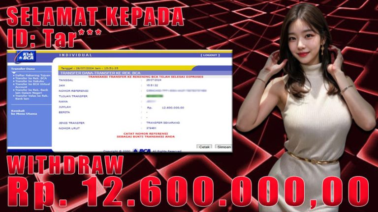 Bukti Withdraw WARUNGBETTING 26 juli 2024
