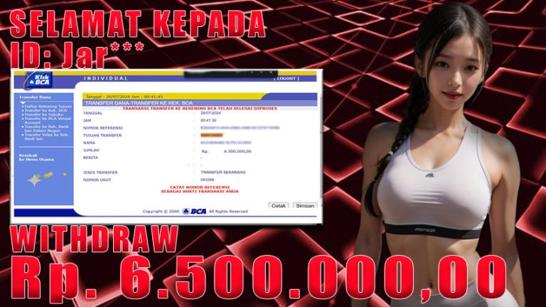 Bukti Withdraw WARUNGBETTING 29 juli 2024
