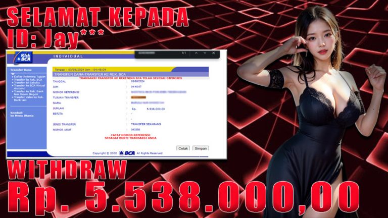 Bukti Withdraw WARUNGBETTING 03 agustus 2024