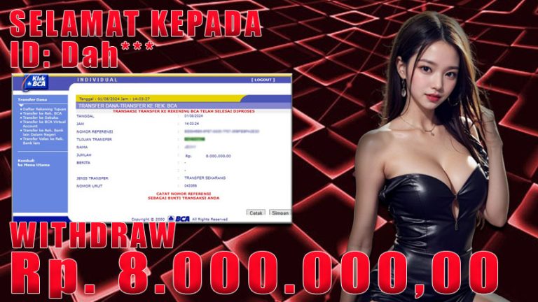 Bukti Withdraw WARUNGBETTING 1 agust 2024