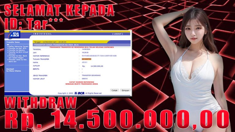 Bukti Withdraw WARUNGBETTING 15 agustus 2024