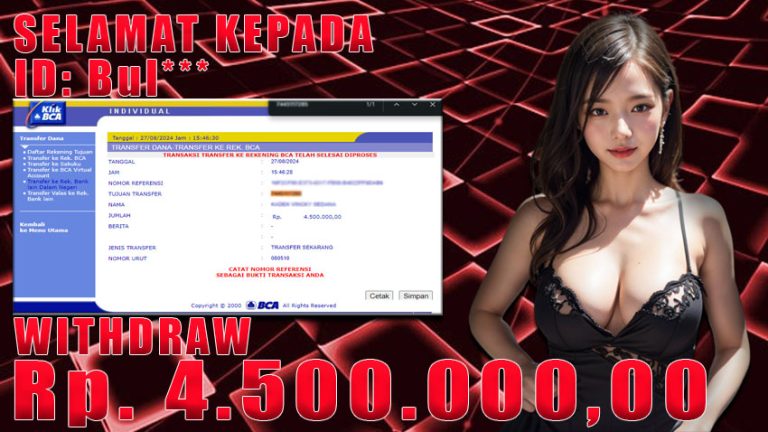 Bukti Withdraw WARUNGBETTING 27 agustus 2024