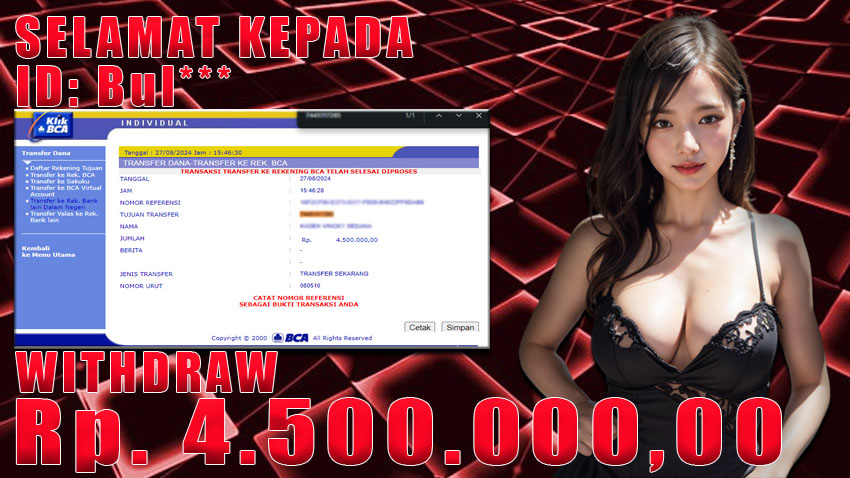 Bukti Withdraw WARUNGBETTING 27 agustus 2024