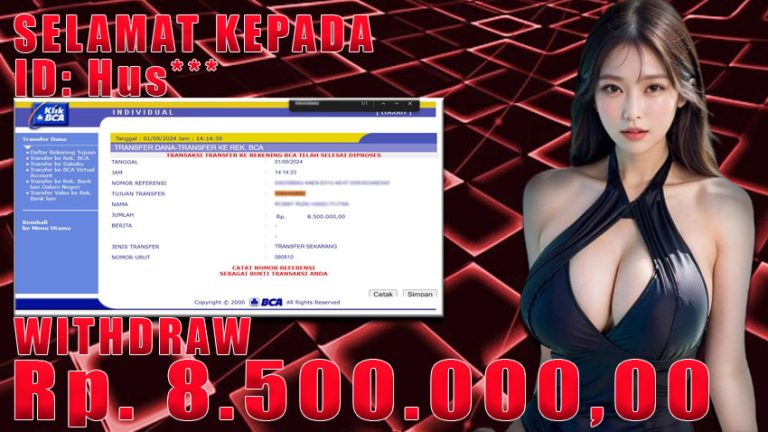 Bukti Withdraw WARUNGBETTING 01 september 2024