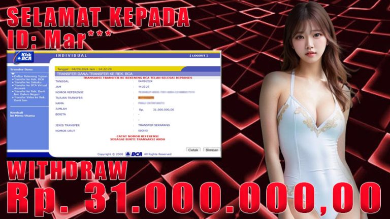 Bukti Withdraw WARUNGBETTING 04 september 2024
