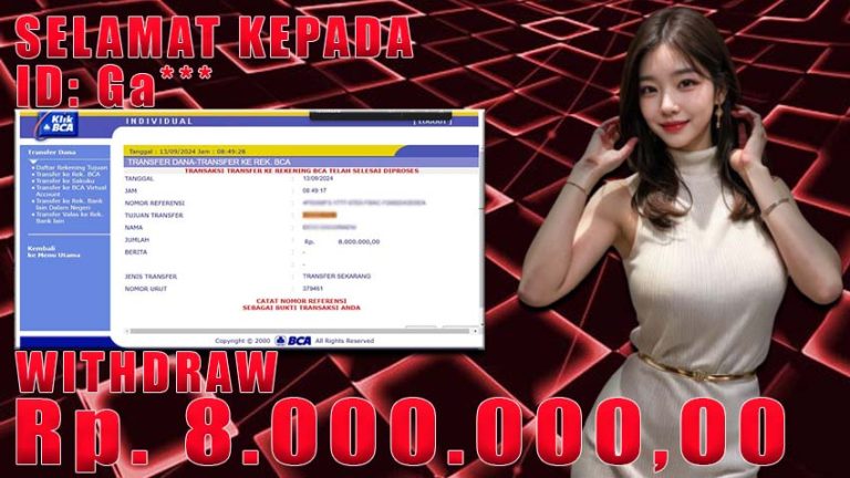 Bukti Withdraw WARUNGBETTING 13 september 2024