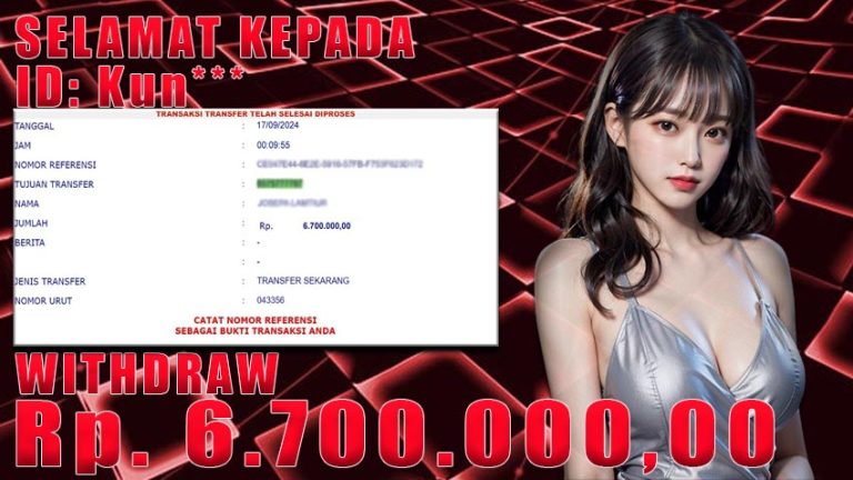 Bukti Withdraw WARUNGBETTING 18 september 2024