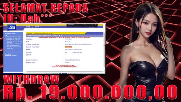 Bukti Withdraw WARUNGBETTING 20 september 2024