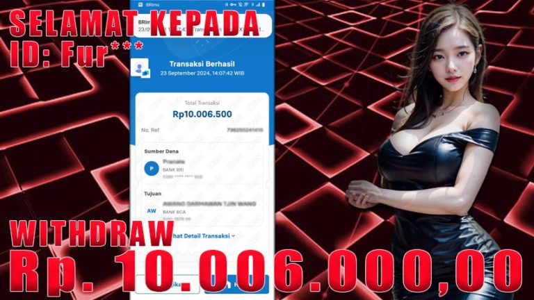 Bukti Withdraw WARUNGBETTING 23 september 2024