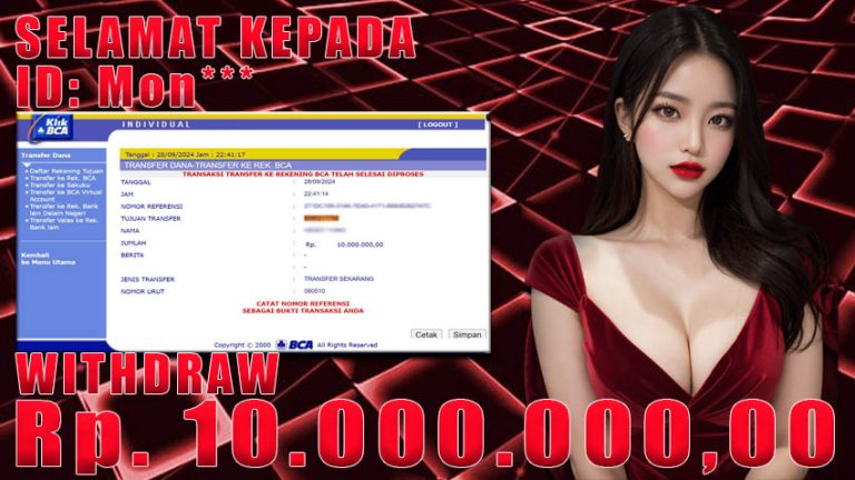 Bukti Withdraw WARUNGBETTING 29 september 2024