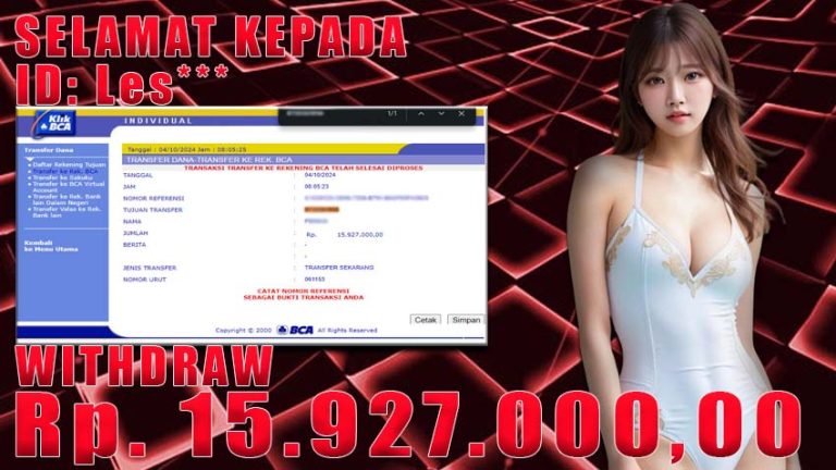 Bukti Withdraw WARUNGBETTING 04 oktober 2024