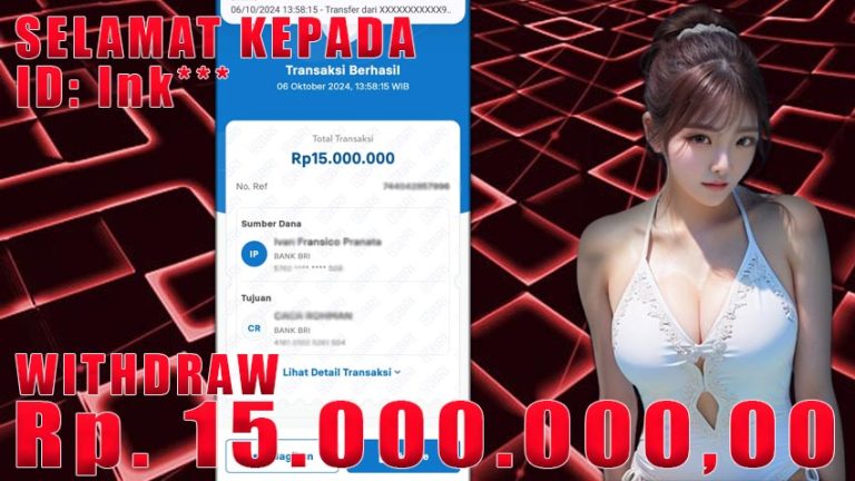 Bukti Withdraw WARUNGBETTING 06 oktober 2024