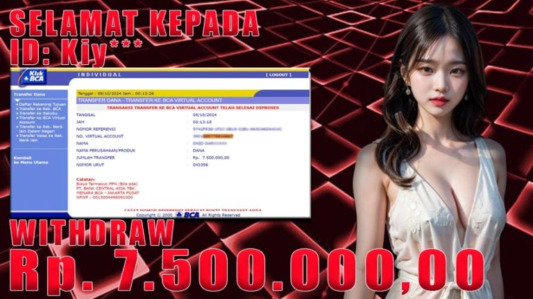 Bukti Withdraw WARUNGBETTING 09 oktober 2024