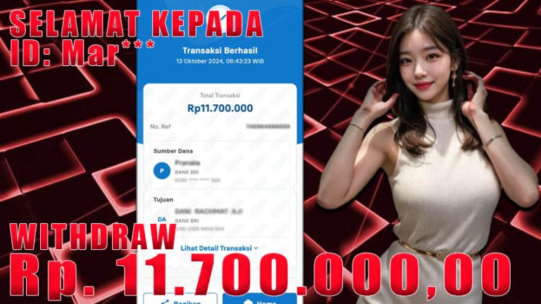 Bukti Withdraw WARUNGBETTING 13 oktober 2024