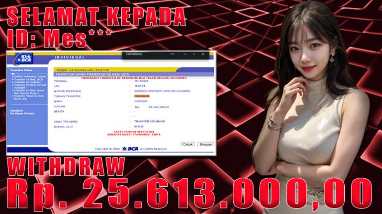 Bukti Withdraw WARUNGBETTING 15 oktober 2024