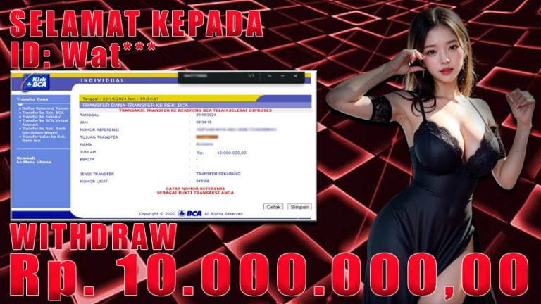 Bukti Withdraw WARUNGBETTING 20 oktober 2024