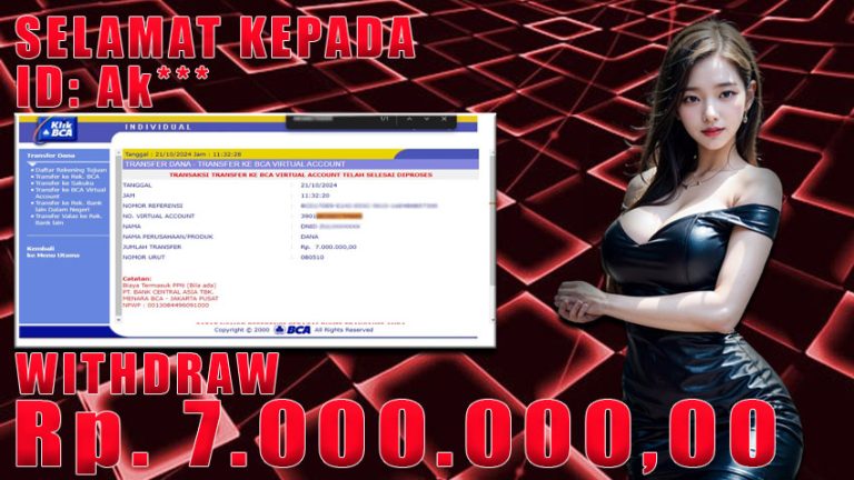 Bukti Withdraw WARUNGBETTING 22 oktober 2024