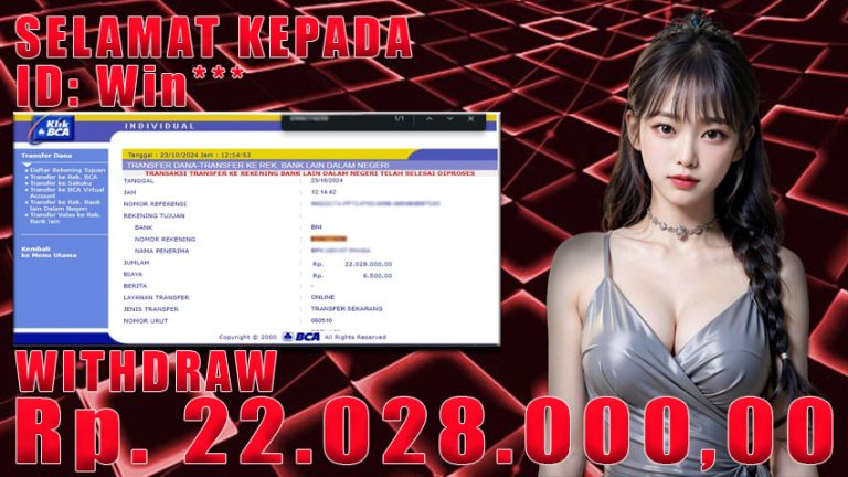 Bukti Withdraw WARUNGBETTING 23 oktober 2024