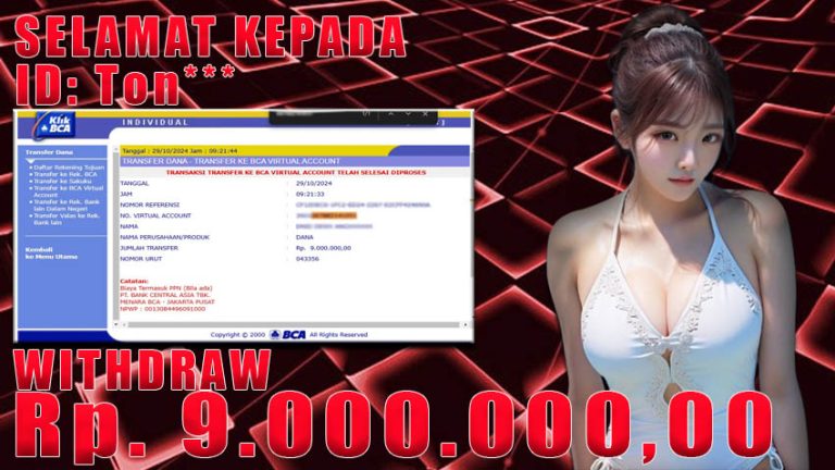 Bukti Withdraw WARUNGBETTING 29 oktober 2024