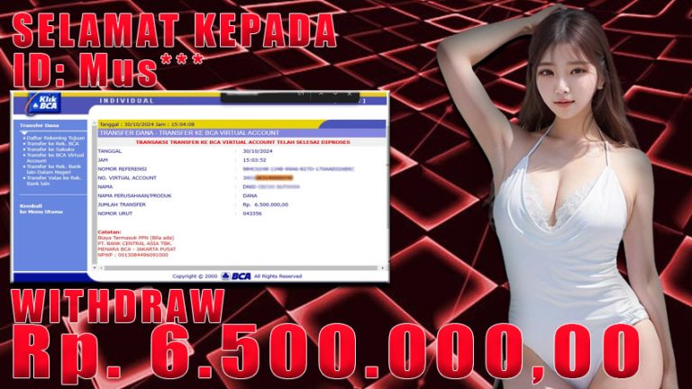 Bukti Withdraw WARUNGBETTING 30 oktober 2024