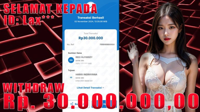 Bukti Withdraw WARUNGBETTING 02 november 2024