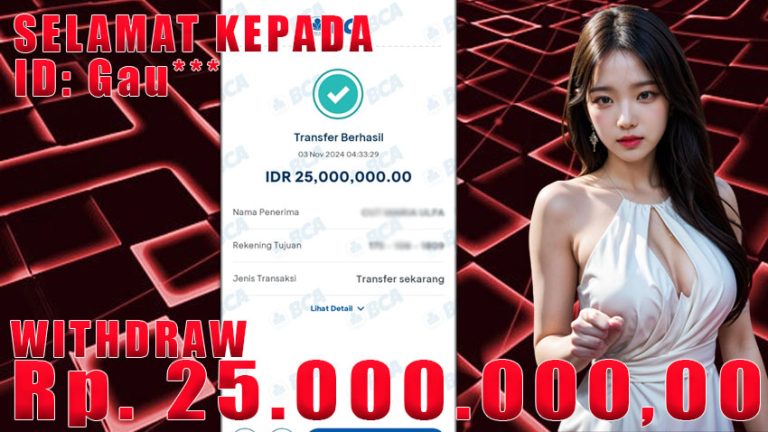 Bukti Withdraw WARUNGBETTING 03 november 2024