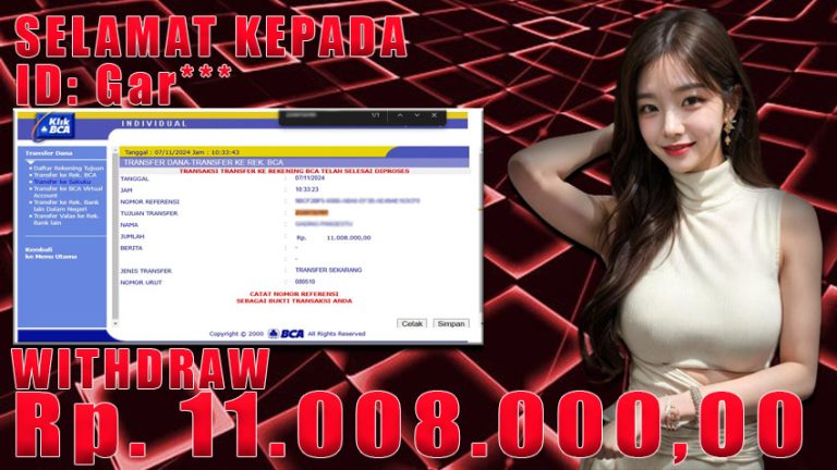 Bukti Withdraw WARUNGBETTING 07 november 2024