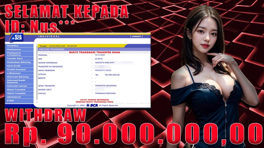 Bukti Withdraw WARUNGBETTING 12 november 2024