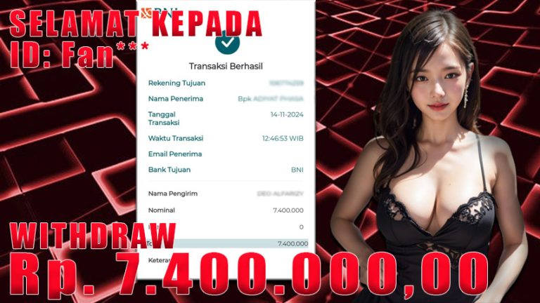 Bukti Withdraw WARUNGBETTING 14 november 2024