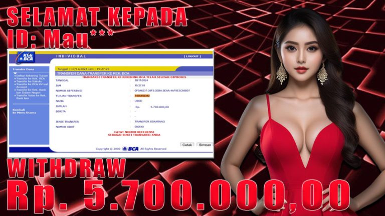 Bukti Withdraw WARUNGBETTING 18 november 2024