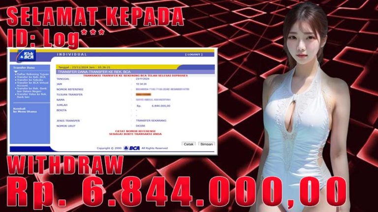 Bukti Withdraw WARUNGBETTING 23 november 2024
