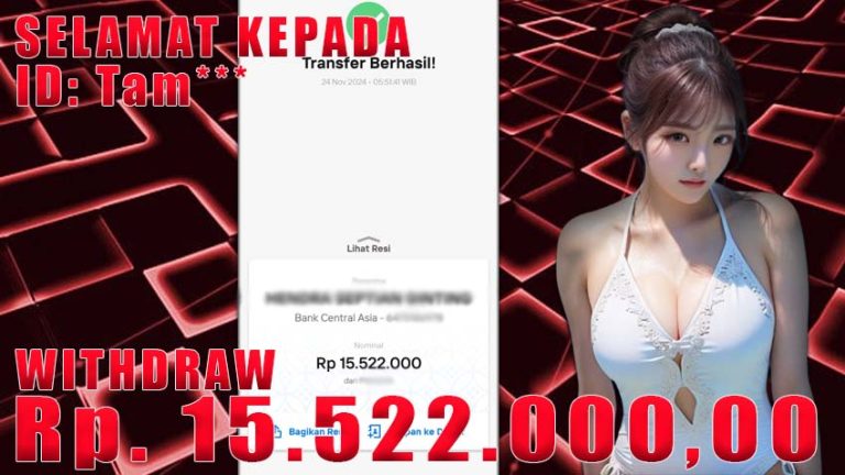 Bukti Withdraw WARUNGBETTING 24 november 2024