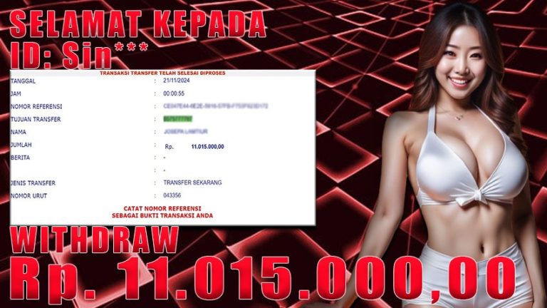 Bukti Withdraw WARUNGBETTING 21 november 2024