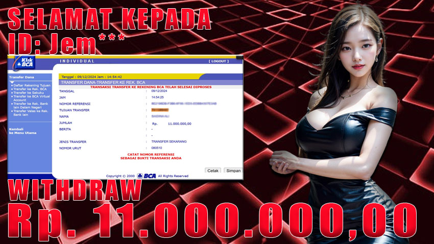 Bukti Withdraw WARUNGBETTING 09 desember 2024