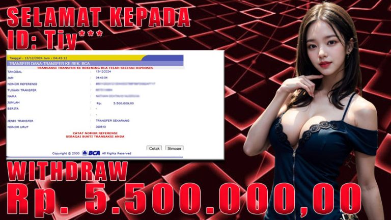 Bukti Withdraw WARUNGBETTING 13 desember 2024