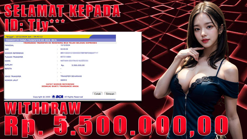 Bukti Withdraw WARUNGBETTING 13 desember 2024