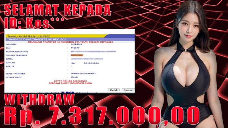 Bukti Withdraw WARUNGBETTING 14 desember 2024