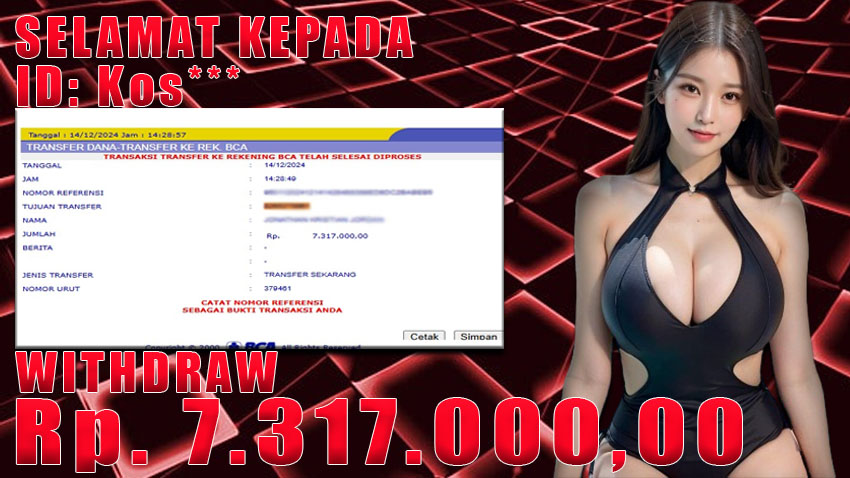 Bukti Withdraw WARUNGBETTING 14 desember 2024