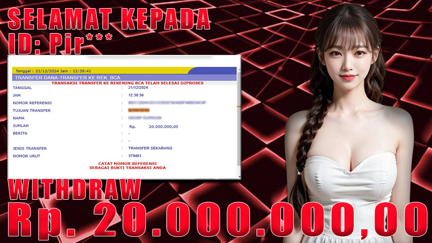 Bukti Withdraw WARUNGBETTING 21 desember 2024